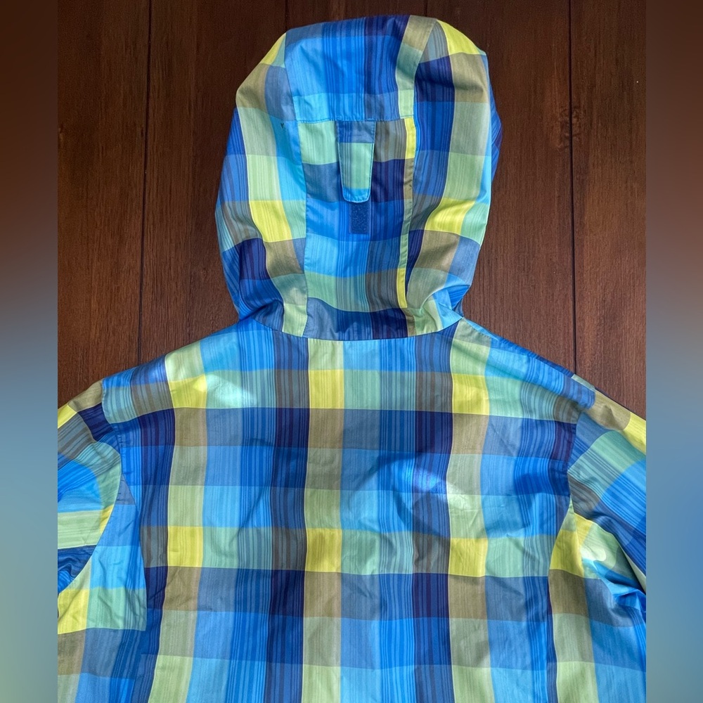 Columbia Silver Ridge plaid light rain jacket, large - Picture 3 of 7
